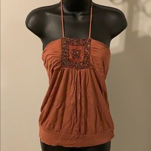 Strapless top